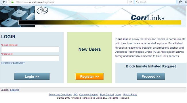 corrlinks login