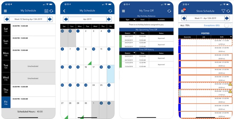 how to check your schedule at walmart